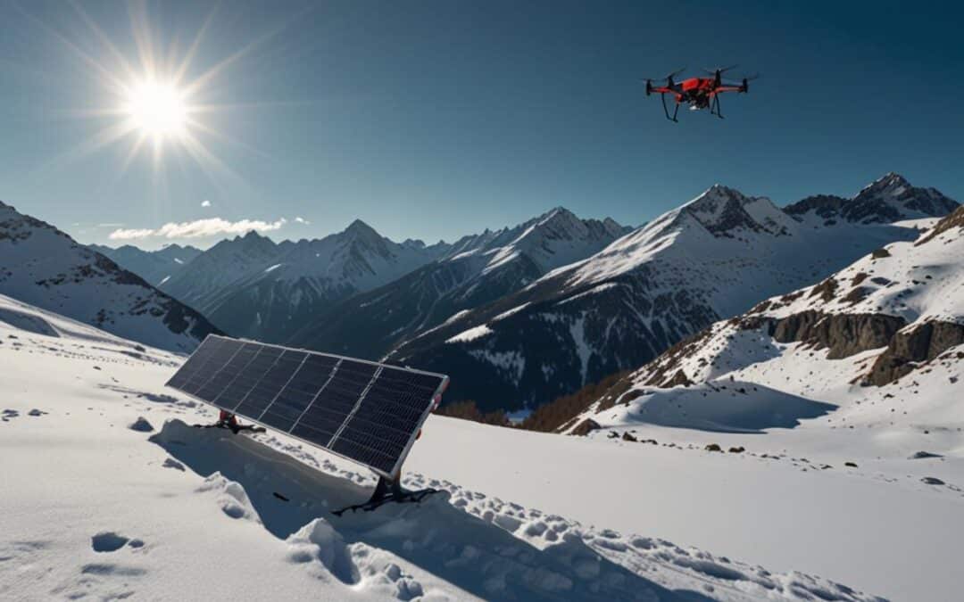 Measuring Snow Depth With Drones